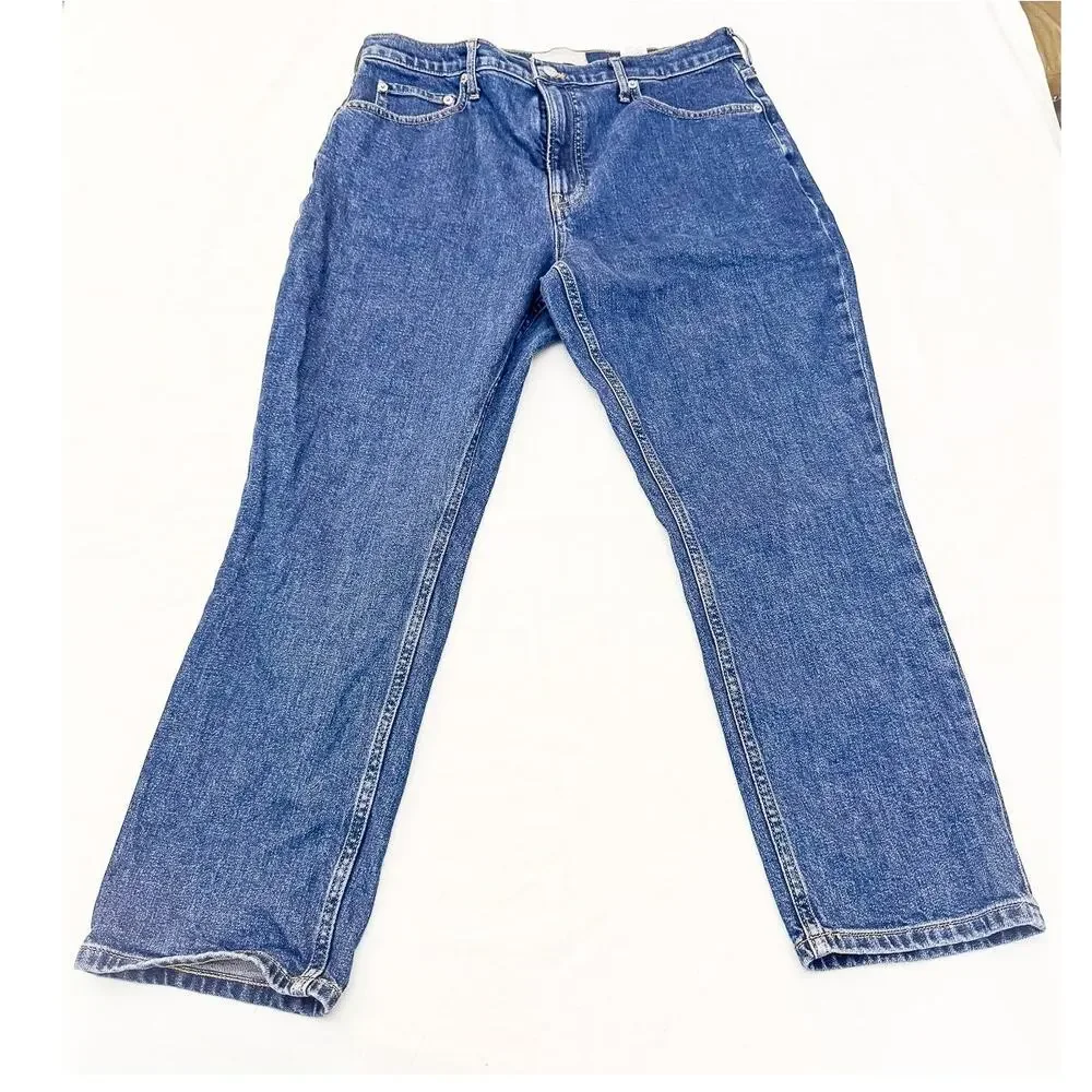 Everlane The Original Cheeky Jean Zip Fly Straight Leg Denim Size 32 Short - Picture 2 of 9